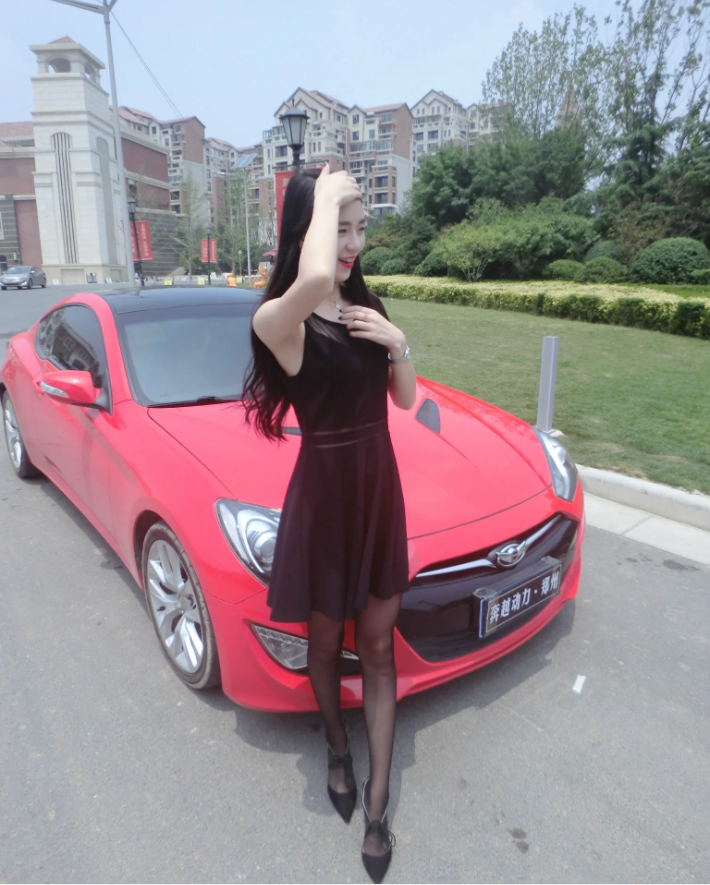媳婦當車模