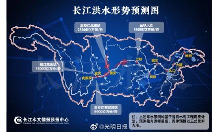 【汽車之家】長江2021年第1號洪水在上游形成