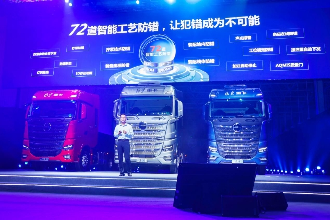 讓夢想觸手可及 全新一代中高端北京數智重卡耀世登場